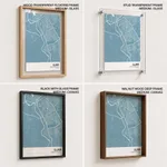 Strip below poster sky blue map of Ujjain