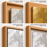 Strip below poster white map of Ajmer