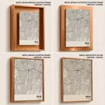 Strip below poster white map of Bekasi