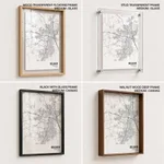 Strip below poster white map of Belgaum