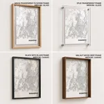 Strip below poster white map of Bhubaneswar