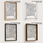 Strip below poster white map of Cairo
