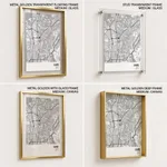 Strip below poster white map of Cairo