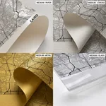 Strip below poster white map of Cairo