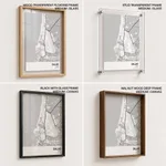 Strip below poster white map of Callao