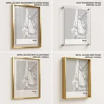 Strip below poster white map of Callao