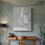 Strip below poster white map of Callao