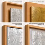 Strip below poster white map of Dhaka