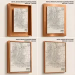 Strip below poster white map of Dhaka