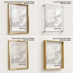 Strip below poster white map of Duque De Caxias