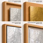 Strip below poster white map of Faridabad