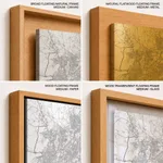 Strip below poster white map of Gwalior
