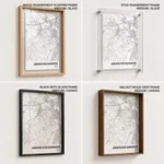 Strip below poster white map of Jaboatao Dos Guararapes