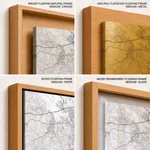 Strip below poster white map of Jaboatao Dos Guararapes