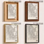 Strip below poster white map of Jaipur