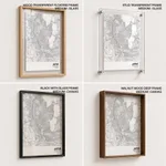 Strip below poster white map of Jaipur