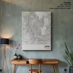 Strip below poster white map of Jaipur