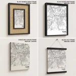 Strip below poster white map of Kajang