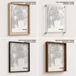 Strip below poster white map of Khartoum
