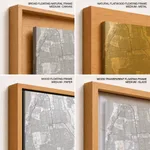 Strip below poster white map of Khartoum