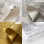 Strip below poster white map of Khartoum