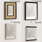 Strip below poster white map of Kochi