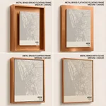 Strip below poster white map of Kochi