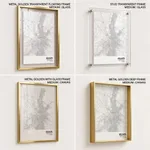 Strip below poster white map of Kolkata