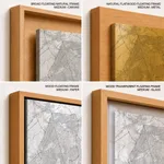 Strip below poster white map of Lahore