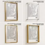 Strip below poster white map of Mumbai