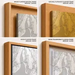 Strip below poster white map of Navi Mumbai