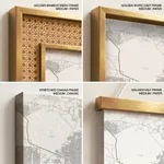 Strip below poster white map of Omdurman