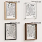 Strip below poster white map of Osasco