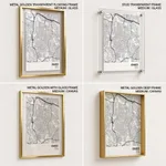 Strip below poster white map of Osasco