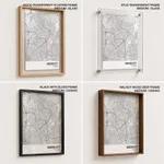 Strip below poster white map of Quezon City