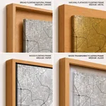 Strip below poster white map of Quezon City