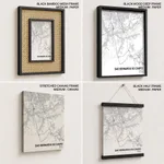 Strip below poster white map of Sao Bernardo Do Campo