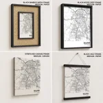 Strip below poster white map of Solapur