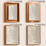 Strip below poster white map of The Gold Coast