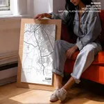Strip below poster white map of Ujjain