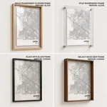 Strip below poster white map of Zapopan