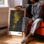 Strip below poster yellow map of Amravati