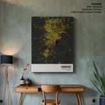 Strip below poster yellow map of Amravati