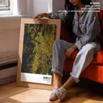 Strip below poster yellow map of Bareilly