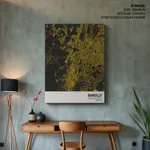 Strip below poster yellow map of Bareilly