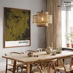 Strip below poster yellow map of Belo Horizonte