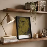 Strip below poster yellow map of Belo Horizonte