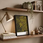 Strip below poster yellow map of Bogor