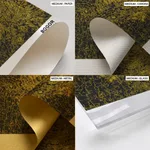Strip below poster yellow map of Bogor