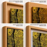Strip below poster yellow map of Cairo